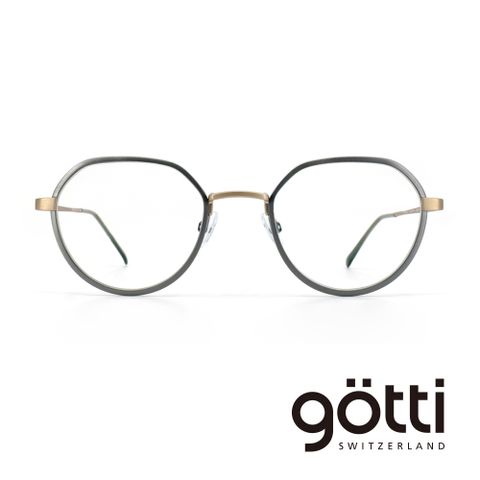 無限的可能 / 眼鏡界的勞力士【Götti】瑞士Götti Switzerland 皇冠型摩登鈦金光學眼鏡(- ARNOLD)