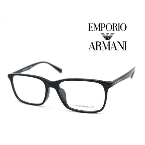 EMPORIO ARMANI 亞曼尼 亞洲版光學眼鏡 簡約輕舒適設計 EA3116F 5017 黑 公司貨