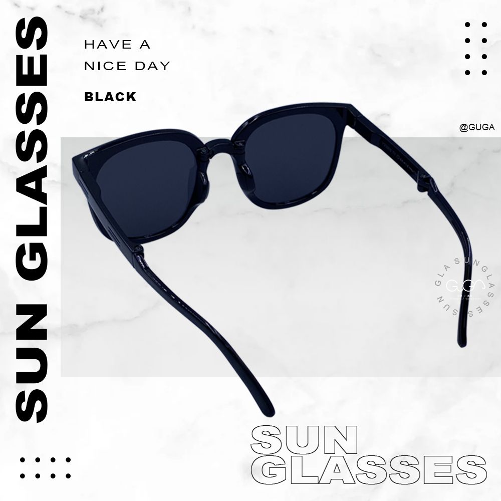 UN GLASSESHAVE ANICE DAYBLACKSUNGLASSESSS@GUGA