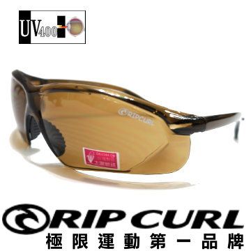 Rip curl [] 抗UV400運動炫彩鏡UF5003漸層褐色炫彩/騎車.近視.戶外.路跑族專用