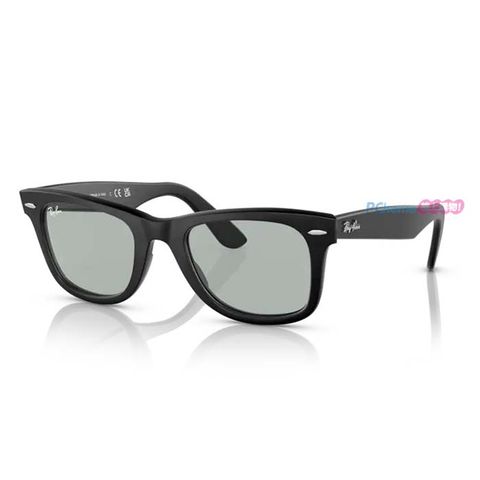 RAY BAN 雷朋 【RayBan】 亞洲版墨鏡 RB2140F 601SR5 52mm 橢圓框墨鏡 膠框太陽眼鏡 黑框/淺灰鏡片