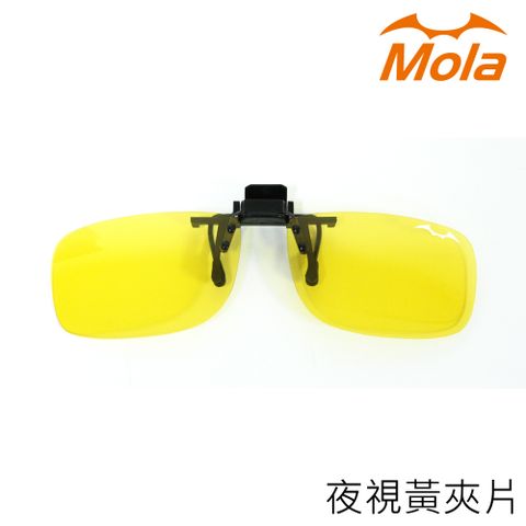 MOLA SPORTS MOLA 夜視黃 眼鏡夾片 鏡片 夜間 陰天 雨天 晚上 偏光  近視眼鏡 小翻黃