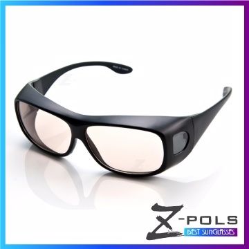 Z-POLS 視鼎  包覆式消光黑 抗藍光眼鏡