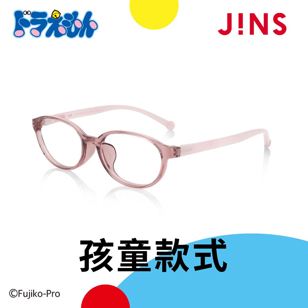 JINS 哆啦A夢款式眼鏡第2彈悠閒日常款(JRF-23S-006)_孩童款_木紋淺棕