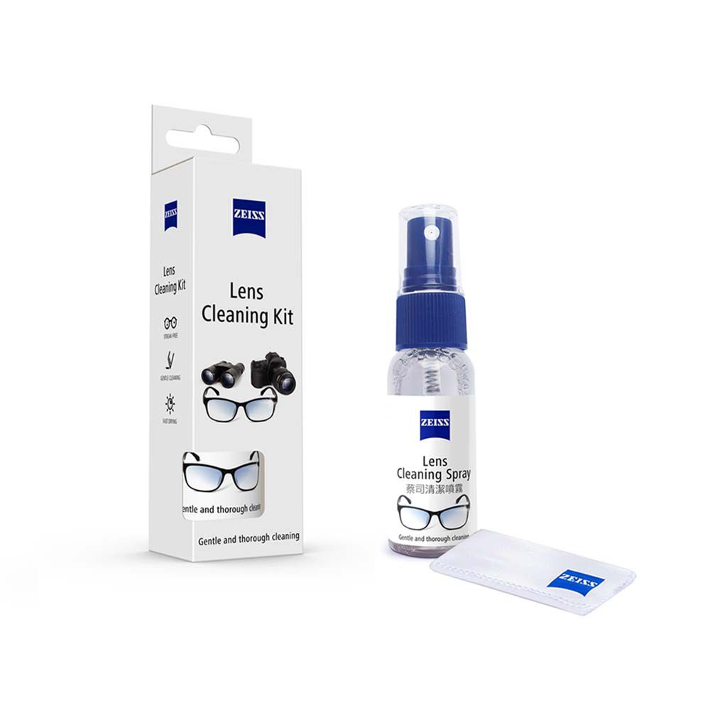 ZEISS 蔡司 專業光學清潔噴霧組30ml 附擦拭布 (2入組)