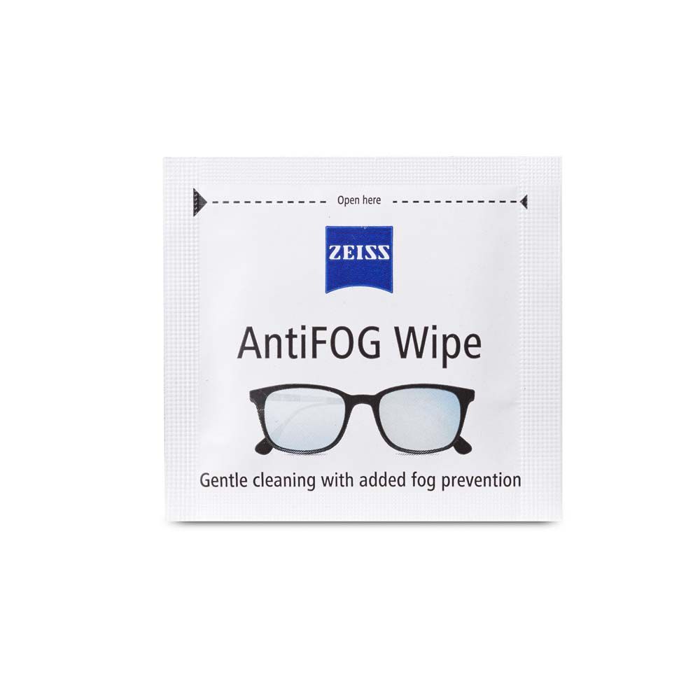 ZEISS 蔡司 AntiFog Wipes 專業防霧拭鏡紙100片(含原廠帆布包)