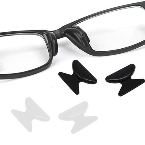 PS Mall眼鏡鼻墊 矽膠 止滑鼻墊 眼鏡配件 1組1對 4組
