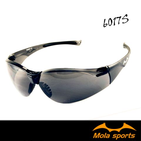 MOLA 摩拉護目鏡運動安全太陽眼鏡 深灰鏡片防飛沫防風砂防塵 UV400 男女可戴 6017s
