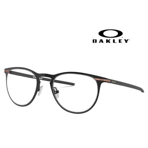 【OAKLEY】奧克利 光學眼鏡 MONEY CLIP 純鈦 薄框設計 舒適彈簧鏡臂 OX5145 01 霧黑 公司貨