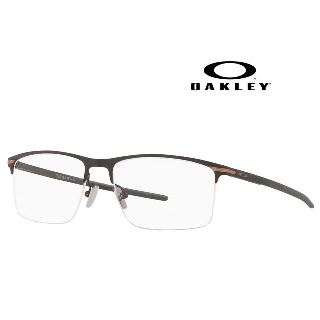 OAKLEY】奧克利光學眼鏡TIE BAR 0.5 鈦金屬半框舒適彈簧鏡臂OX5140 01