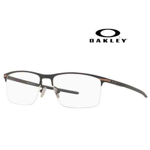 【OAKLEY】奧克利 光學眼鏡 TIE BAR 0.5 鈦金屬半框 舒適彈簧鏡臂 OX5140 01 霧黑 公司貨