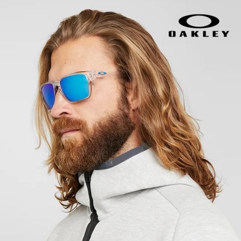 【OAKLEY】奧克利 SYLAS 色控科技 輕包覆太陽眼鏡 OO9448 04 透明框藍水銀鍍膜鏡片 公司貨