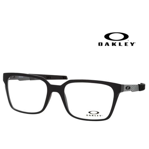 【OAKLEY】奧克利 DEHAVEN 時尚光學眼鏡 金屬鏡臂防滑腳套設計 OX8054 01 霧黑 公司貨