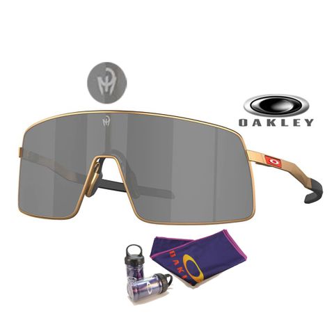 【OAKLEY】奧克利 Sutro Ti 聯名款鈦金屬太陽眼鏡 OO6013 05 深棕鈦框深灰水銀鍍膜鏡片 公司貨