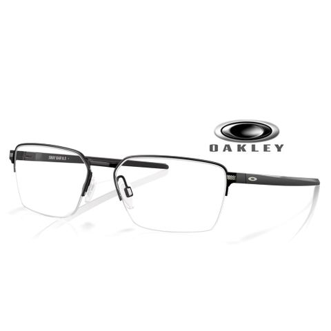 【OAKLEY】奧克利 SWAY BAR 鈦金屬半框光學眼鏡 精緻彈簧鏡臂 OX5076 01 56mm 霧黑 公司貨
