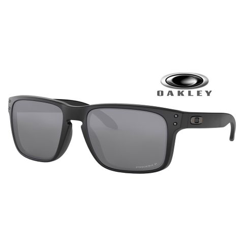 【OAKLEY】奧克利 HOLBROOK 輕包覆運動偏光太陽眼鏡 OO9244 25 霧黑框水銀鍍膜偏光鏡片 公司貨