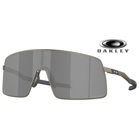 【OAKLEY】奧克利 Sutro Ti 運動包覆鈦金屬太陽眼鏡 OO6013 01 霧鐵灰框水銀鍍膜鏡片 公司貨