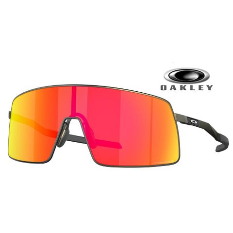 OAKLEY 奧克利 Sutro Ti 運動包覆鈦金屬太陽眼鏡 OO6013 02 紅寶石水銀鍍膜鏡片 公司貨