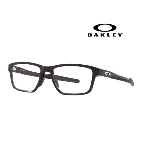 【OAKLEY】奧克利 METALINK 時尚光學眼鏡 親水防滑橡膠鏡臂 可更換鼻墊設計 OX8153 01 霧黑 公司貨