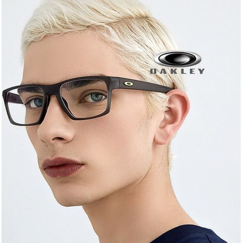 【OAKLEY】奧克利 LITEBEAM 亞洲版 運動光學鏡框 可更換鼻墊設計 OX8140 01 霧黑 公司貨