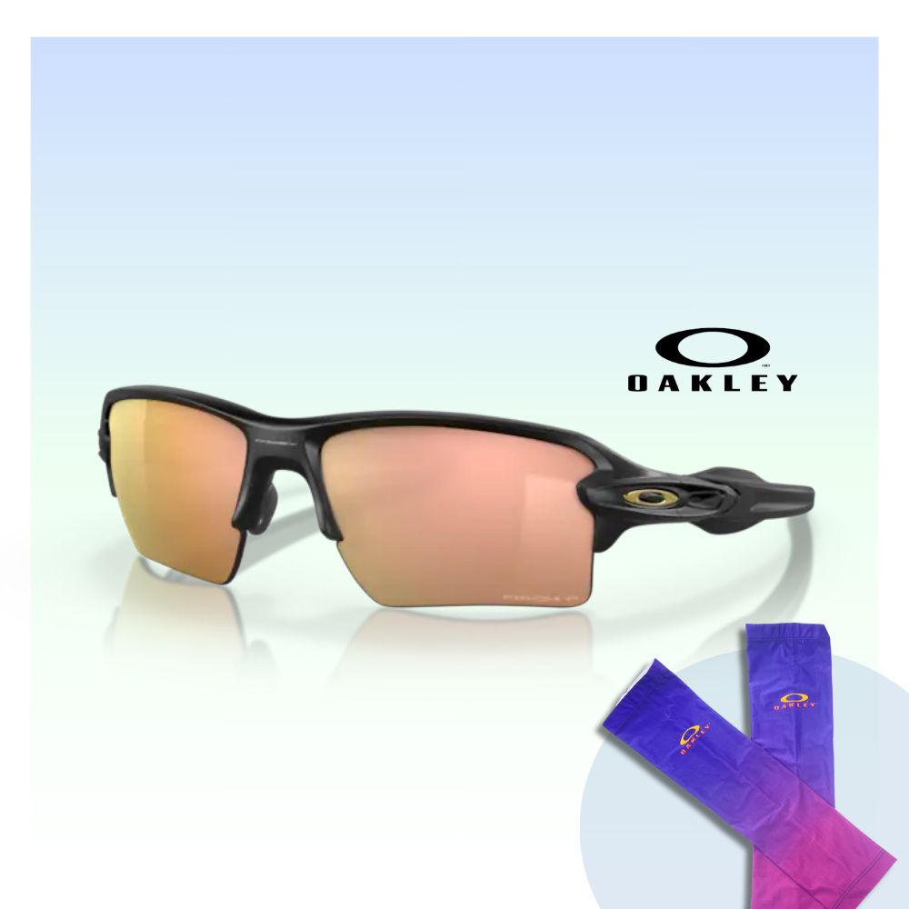 OAKLEY 奧克利 Flak 2.0 xl 運動偏光太陽眼鏡(OO9188-B3 Prizm rose gold 偏光鏡片)