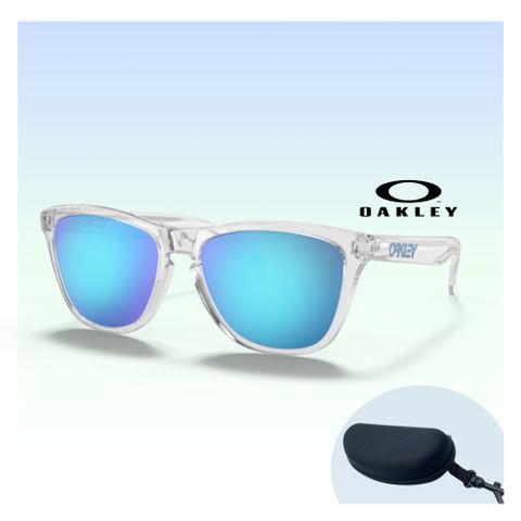 OAKLEY 奧克利 Frogskins 亞洲版 休閒太陽眼鏡(OO9245-A7 Prizm sapphire 鏡片)