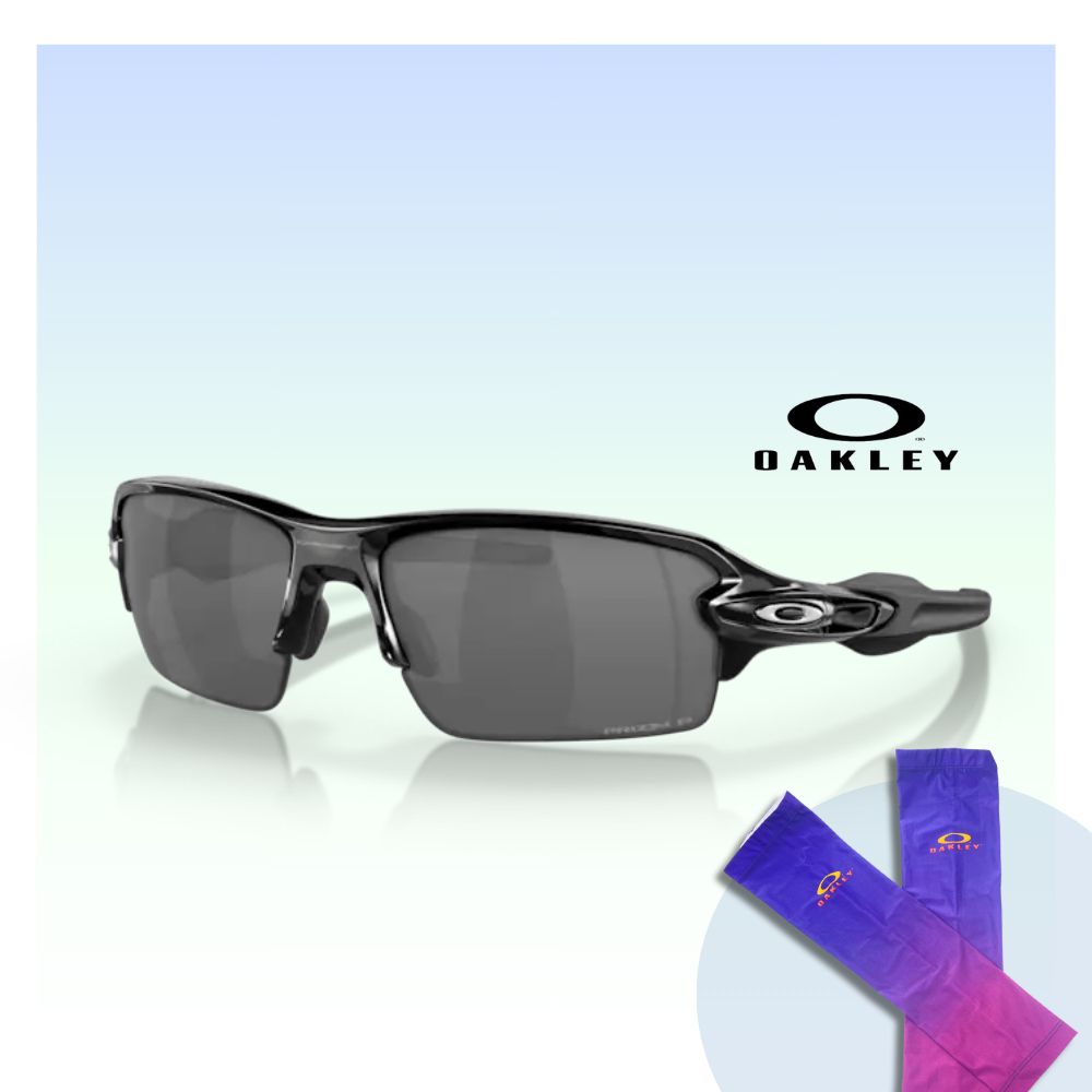 OAKLEY 奧克利 Flak 2.0 亞洲版 運動偏光太陽眼鏡(OO9271-26 Prizm black 偏光鏡片)