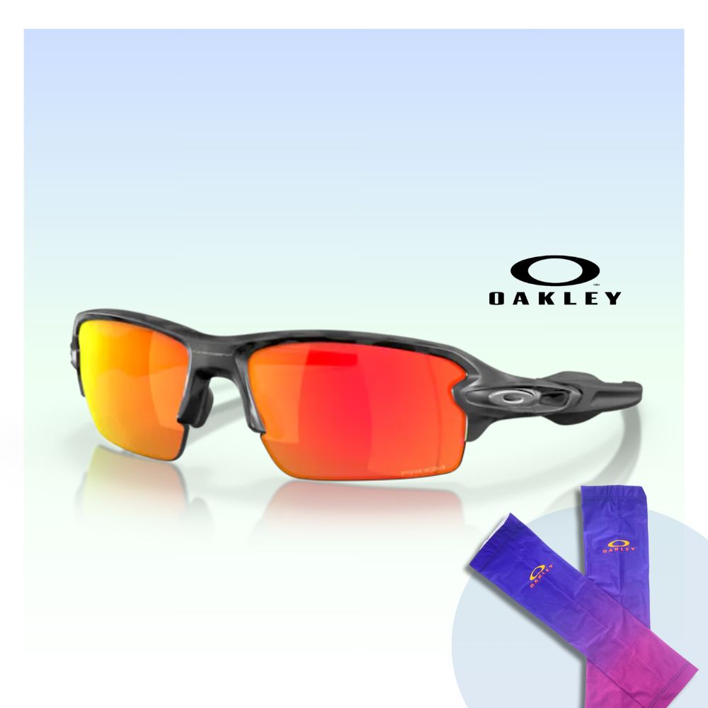 OAKLEY 奧克利 Flak 2.0 亞洲版 運動太陽眼鏡(OO9271-27 Prizm ruby 鏡片)