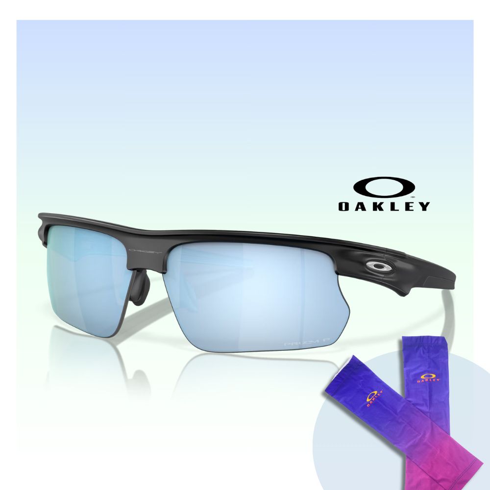 OAKLEY 奧克利 Bisphaera 深水運動偏光太陽眼鏡(OO9400-09 Prizm deep water 偏光鏡片)