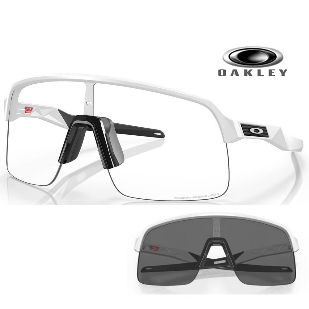 OAKLEY 奧克利  SUTRO LITE 亞洲版 全日配戴 抗UV隨光變色 運動騎行太陽眼鏡 OO9463A 19 白框 公司貨