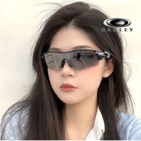 OAKLEY 奧克利 RADARLOCK 亞洲版 運動包覆太陽眼鏡 OO9206 41 黑框水銀譜銳智鏡片 公司貨