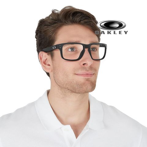 OAKLEY 奧克利 HOLBROOK RX A 亞洲版 運動休閒光學眼鏡 輕量款 OX8100F 01 黑 公司貨