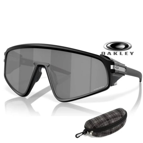 OAKLEY 奧克利 Latch panel 時尚輕包覆太陽眼鏡 OO9404 01 霧黑框Prizm深灰水銀鍍膜 公司貨