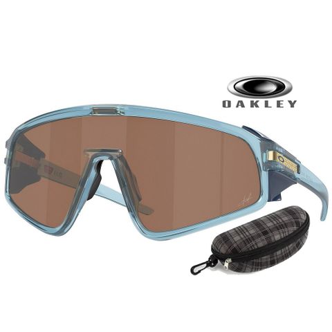 OAKLEY 奧克利 Latch panel 姆巴佩聯名款時尚輕包覆太陽眼鏡 OO9404 08 Prizm色控科技 公司貨