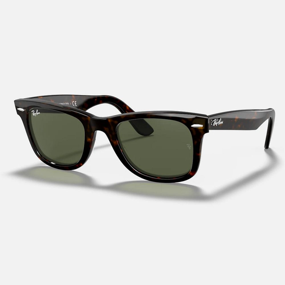 RayBan 雷朋】Wayfarer玳瑁膠框太陽眼鏡(RB2140F-902 52mm) - PChome