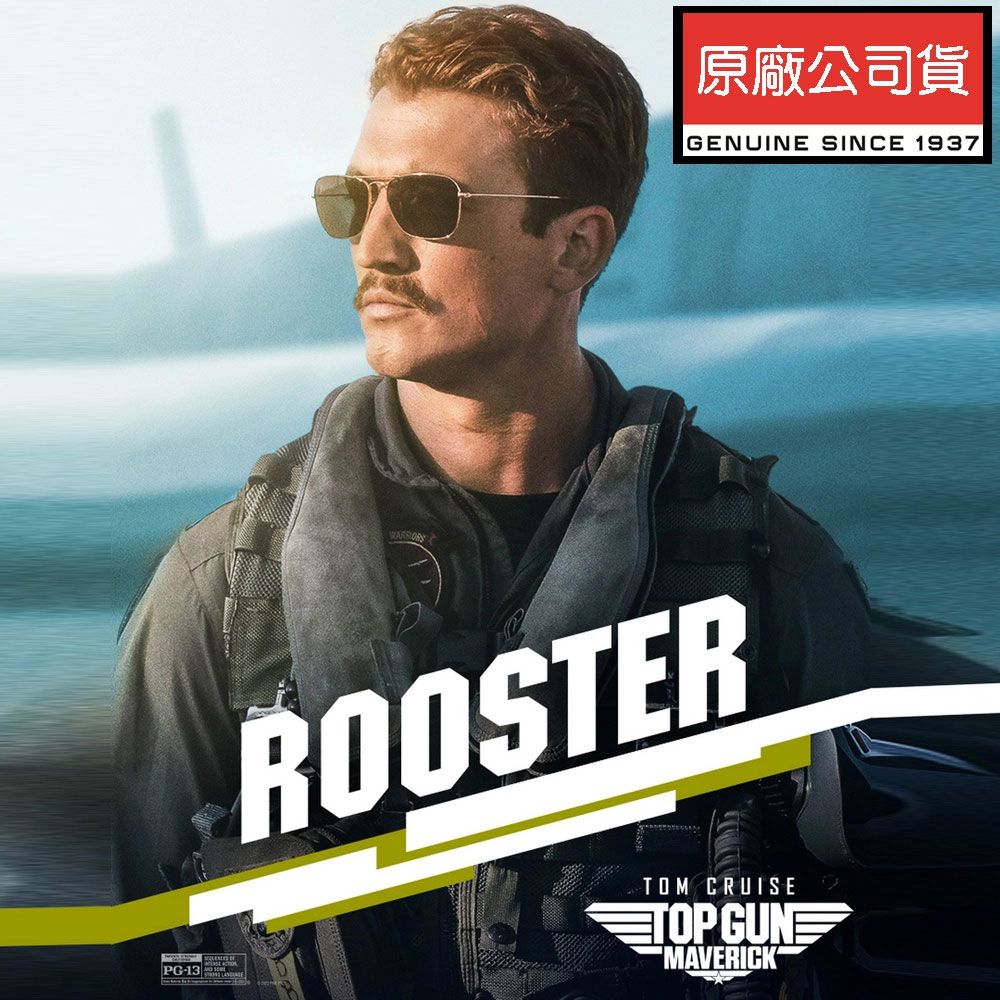 RAY BAN 雷朋  捍衛戰士 公雞配戴 飛官方款太陽眼鏡 RB3136 001 58mm 金框墨綠鏡片 公司貨