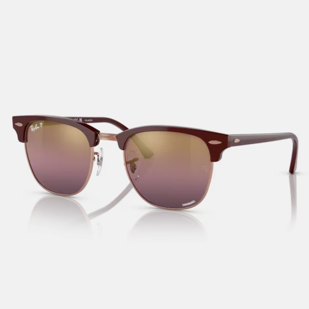 RAY BAN 雷朋 CLUBMASTER眉型偏光康目色太陽眼鏡(RB3016F-1365G9、1366G6 55mm 偏光康目色鏡片)