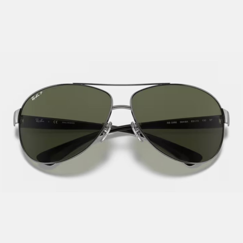 RAY BAN 雷朋 經典飛行款偏光太陽眼鏡(RB3386-004/9A 67mm 偏光鏡片)