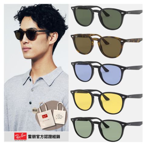 RAY BAN 雷朋 膠框太陽眼鏡(RB4259F 多色任選 53mm)