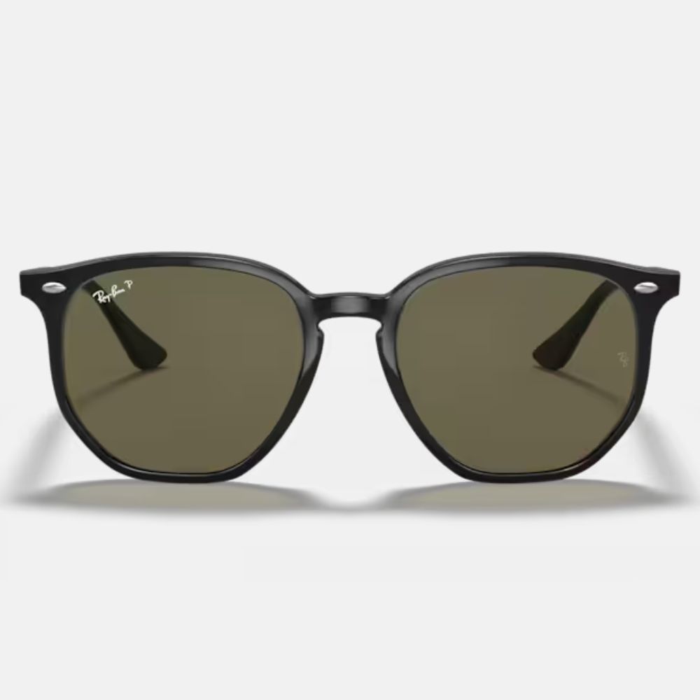 RAY BAN 雷朋 瘦子配戴款 六角形膠框偏光太陽眼鏡(RB4306F-601/9A 54mm 偏光鏡片)