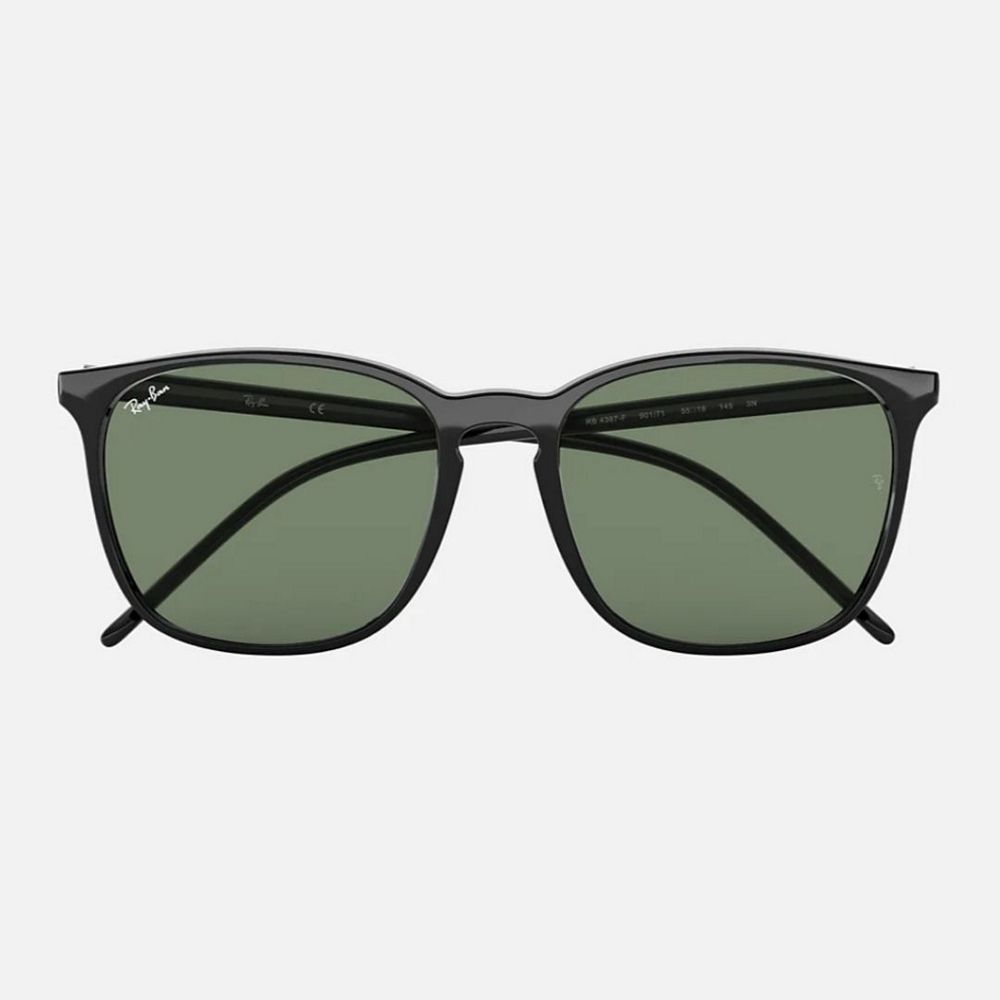 RAY BAN 雷朋 方形膠框太陽眼鏡(RB4387F-901/71 55mm)