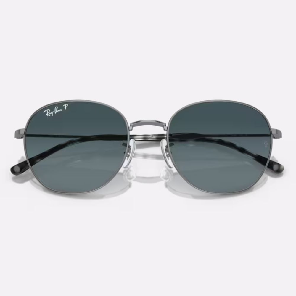 RAY BAN 雷朋 【RayBan 】圓形金屬偏光太陽眼鏡(RB3809-003/M3004/S3 55mm 偏光鏡片)