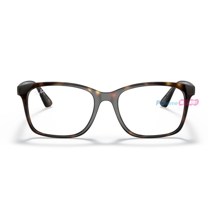 RAY BAN 雷朋 【RayBan】 光學鏡框 RX7059D 5200 55mm 方形鏡框 膠框眼鏡 琥珀色