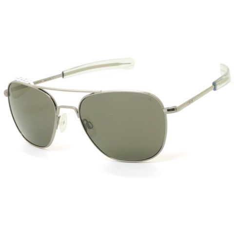 【RANDOLPH】偏光墨鏡太陽眼鏡 AF148 58 槍黑框 偏光灰色鏡片 美國製 軍規認證 飛官款