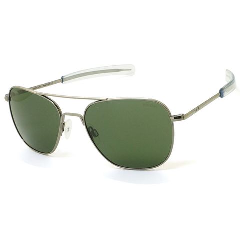 【RANDOLPH】墨鏡太陽眼鏡 AF146 58mm 槍黑框 綠鏡片AR 美國製 軍規認證 飛官款墨鏡