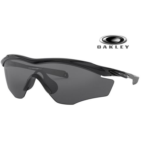 OAKLEY 奧克利 M2 frame 輕量包覆運動太陽眼鏡 OO9343 01 黑框深灰鏡片 公司貨