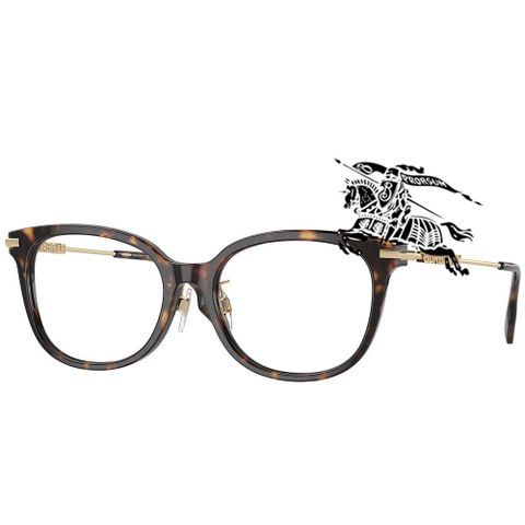 BURBERRY 巴寶莉 時尚複合光學眼鏡 精緻品牌LOGO鏡臂設計 BE2391F 3002 玳瑁色框面 公司貨