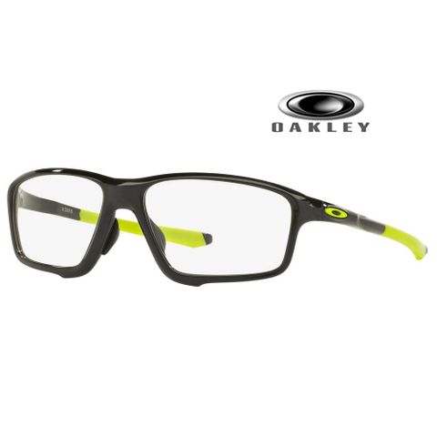 OAKLEY 奧克利 CROSSLINK ZERO 亞洲版 ASIA FIT 運動輕包覆光學眼鏡 OX8080 02 亮黑 公司貨