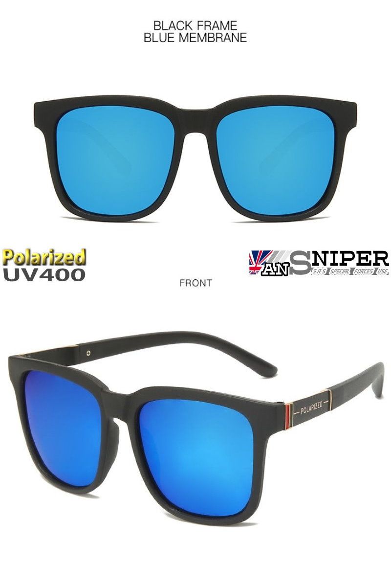 PolarizedUV400BLACK FRAMEBLUE MEMBRANEFRONT SPECIAL FORCES USEPOLARIZED