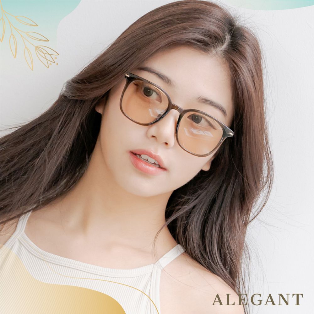 ALEGANT 北歐時尚TR90寶麗來偏光墨鏡/UV400太陽眼鏡/增豔太陽眼鏡